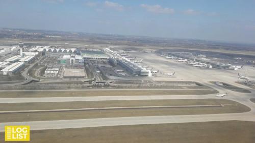 Munich Airport Center 2019 View from the plane